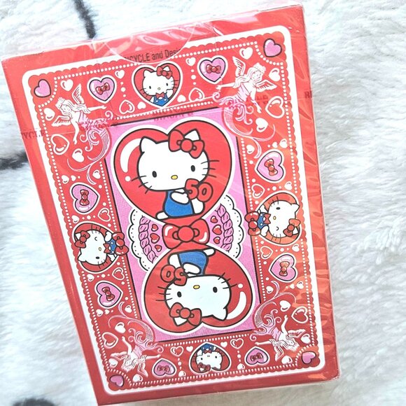 New Hello Kitty 50th Anniversary Playing Cards - Picture 2 of 2